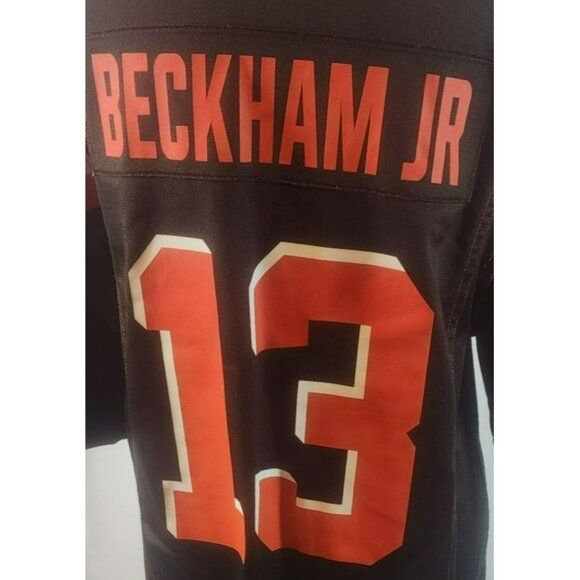 Odell Beckham Jr. Cleveland Browns Jersey‎ Black & Orange NFL Men's Size S - Picture 1 of 9